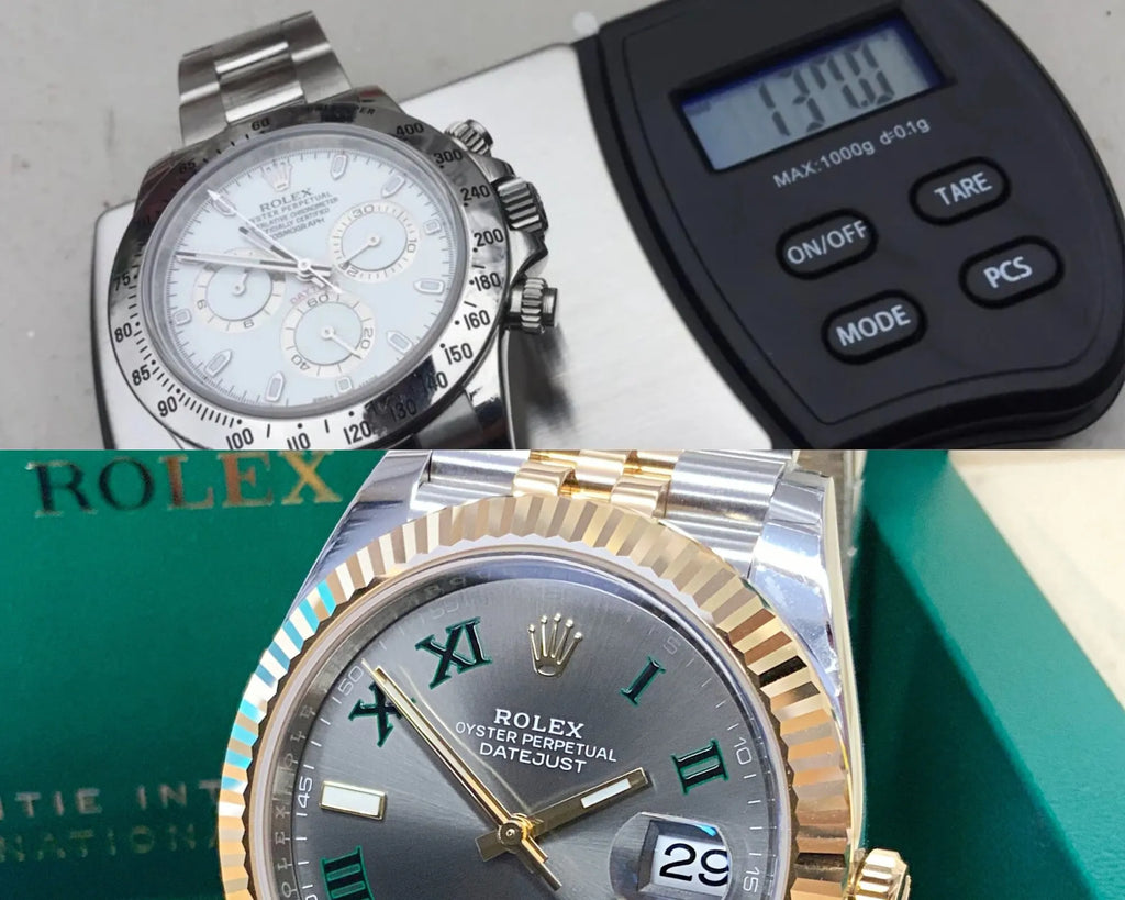 De 103g à 280g, ce guide ultime révèle tous les secrets sur le poids des montres Rolex.