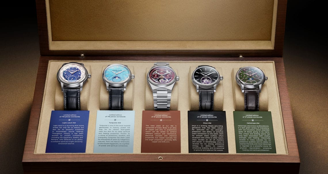 Cette édition ultra-limitée de Frédérique Constant contient 5 calibres emblématiques… et coûte 39 995 $