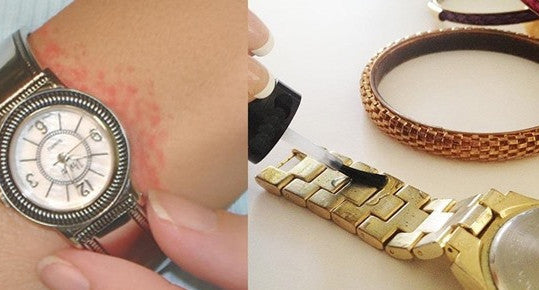 Ce sont les matériaux qui stoppent les allergies aux bracelets de montres, et cela résout les problèmes instantanément!
