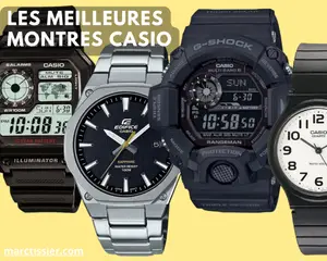 TOP 10 DES MEILLEURES MONTRES CASIO LES PLUS COOLS DE 2024