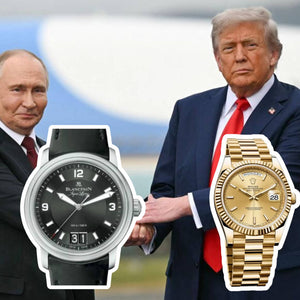 Trump vs Poutine : l'un affiche ses Rolex 100 000€, l'autre signe tous ses traités avec sa Blancpain