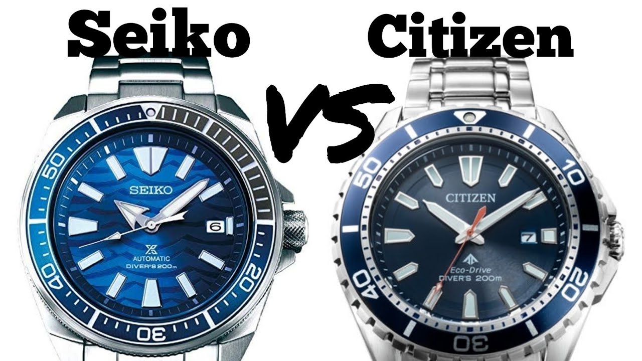 SEIKO ET CITIZEN : VOICI POURQUOI CES JAPONAISES HUMILIENT LES SUISSES À PRIX ÉGAL SELON LES EXPERTS