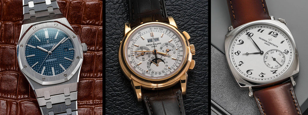 Audemars Piguet vs Patek Philippe vs Vacheron Constantin : 7 différences qui changent tout
