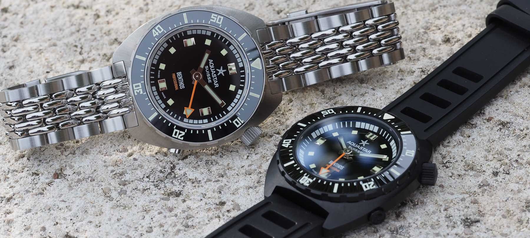Elle résiste à 600 mètres, son design est culte : l'Aquastar Benthos 2025 fait fureur