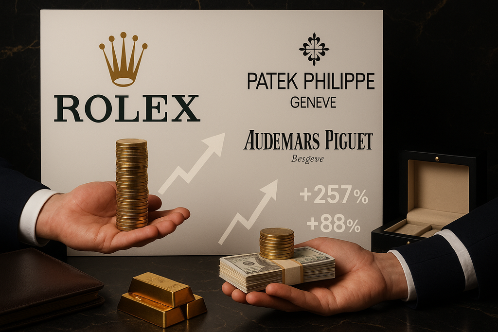 Rolex +15 %, Patek +13 %, Bitcoin +32 % : voici le placement qui séduit passionnés et investisseurs en 2025