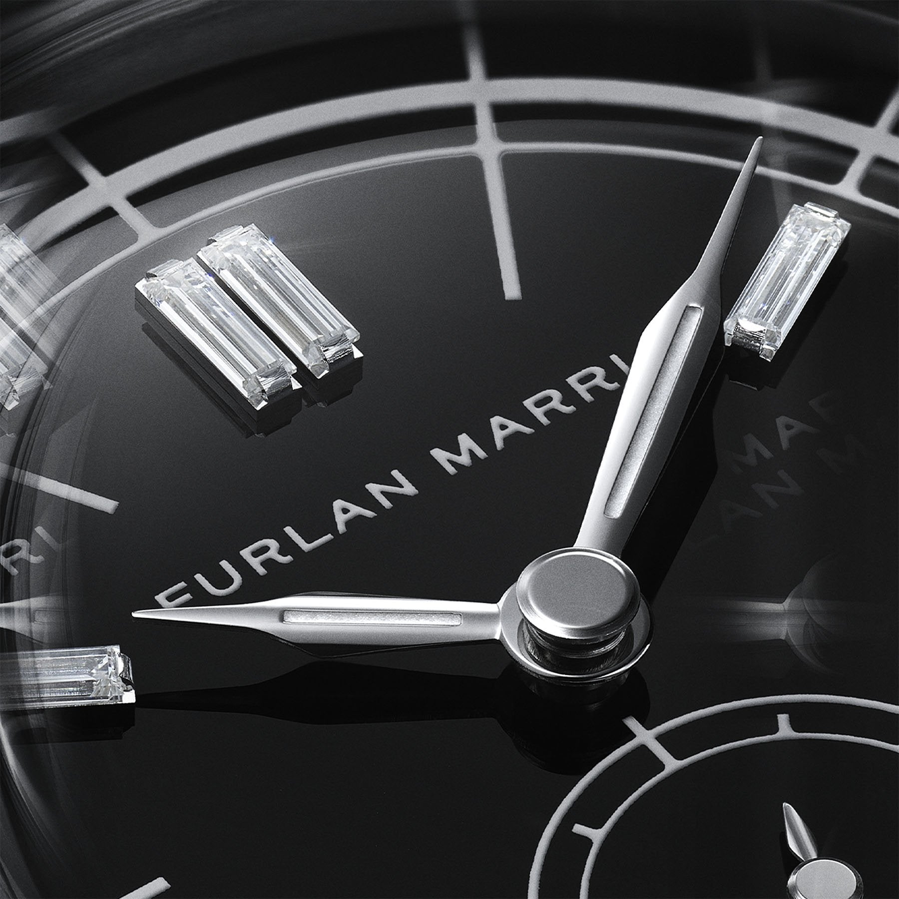 Une rare montre Furlan Marri séduit les collectionneurs avec son cadran noir profond et ses diamants