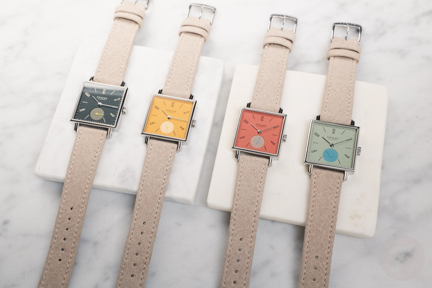 Les nouvelles montres carrées Nomos Tetra Origins intriguent autant que leur prix