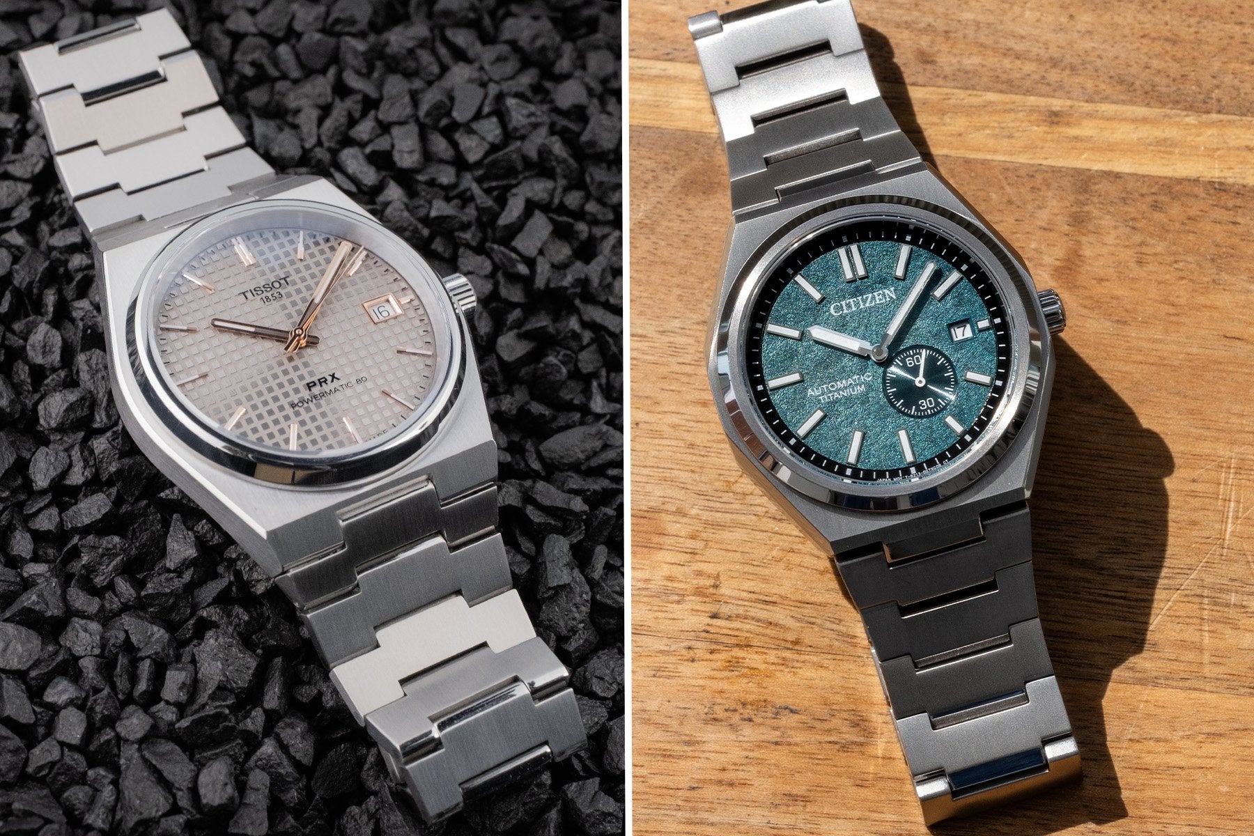 Le match des montres en titane : faut-il choisir Citizen Zenshin ou Tissot PRX 38 mm ?
