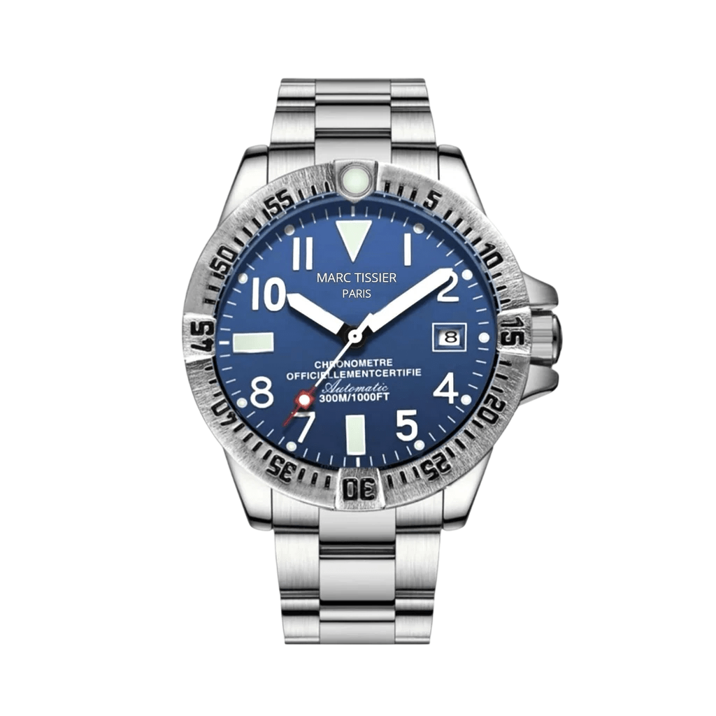 ALESIA | Bleu/argent, 43mm