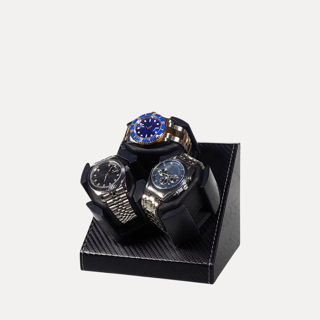 Remontoir Automatique pour Montres Mécaniques - Triple Rotation Silencieuse USB