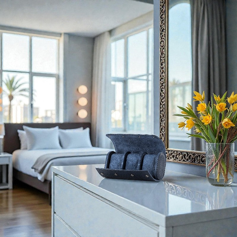 Boite en cuir montre