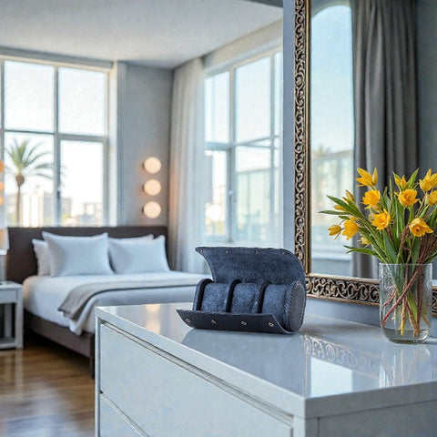 Boite en cuir montre