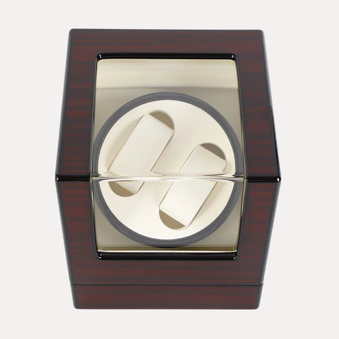 Remontoir Double Montres Automatique avec Vitrine Acrylique