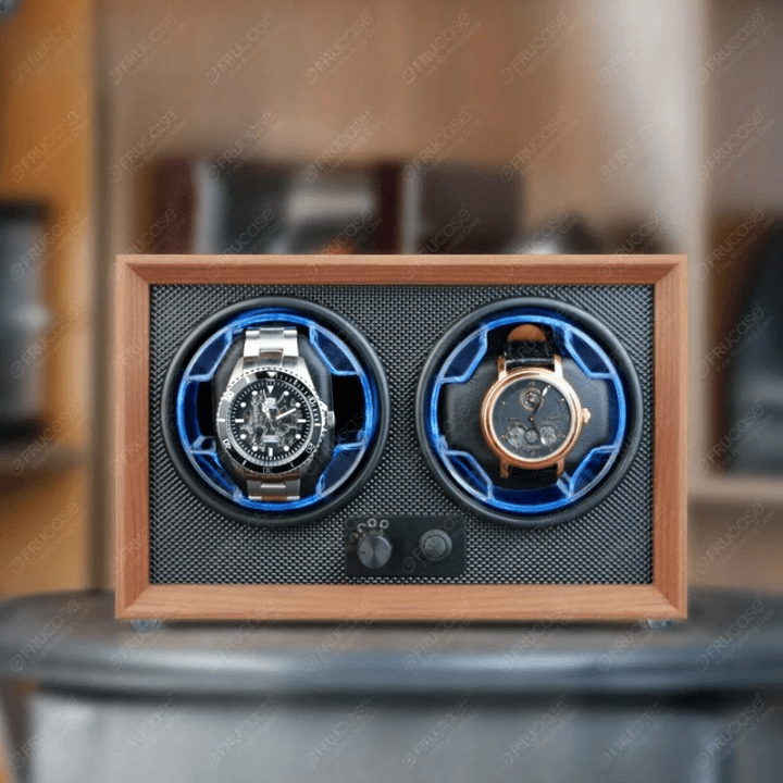 Double remontoir de montre pour montres automatiques