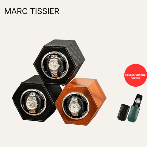 Remontoir de montre automatique en cuir