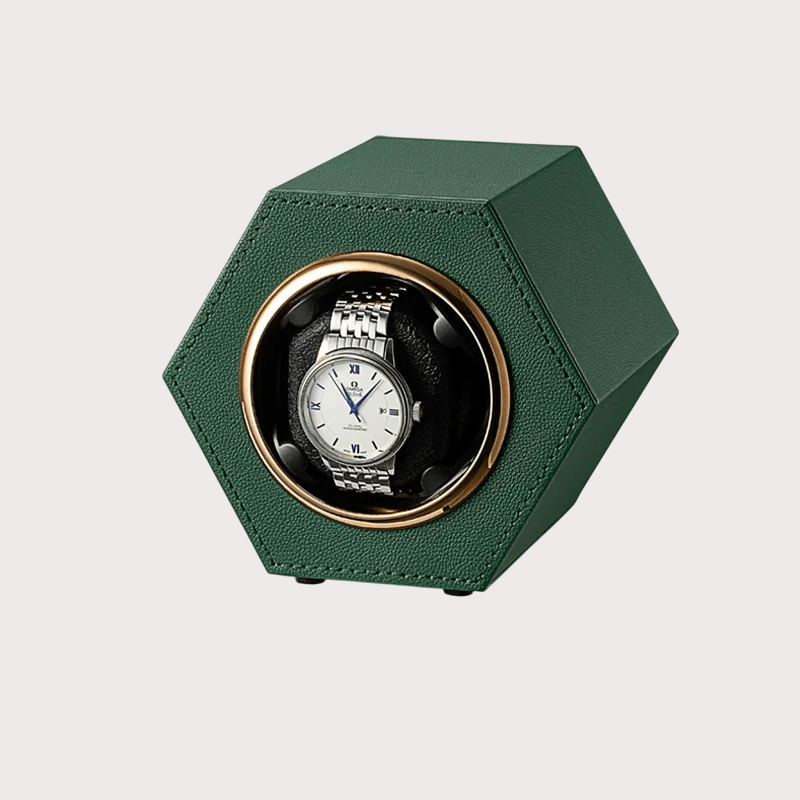 Sknrlko Remontoir Automatique Pour Montres Mécaniques - Vert Élégant Et Silencieux, USB