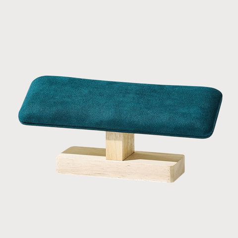 Support de Montre T-Bar en Bois et Velours