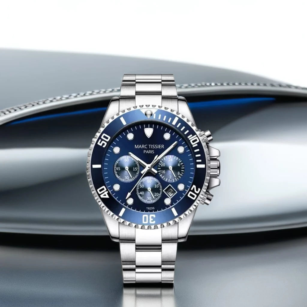 LAFAYETTE | 42 mm Bleu argent