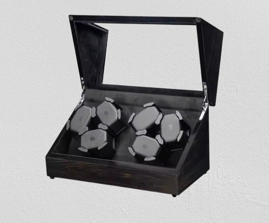 Remontoir Automatique 6 Montres — Moteur Silencieux, 4 Modes