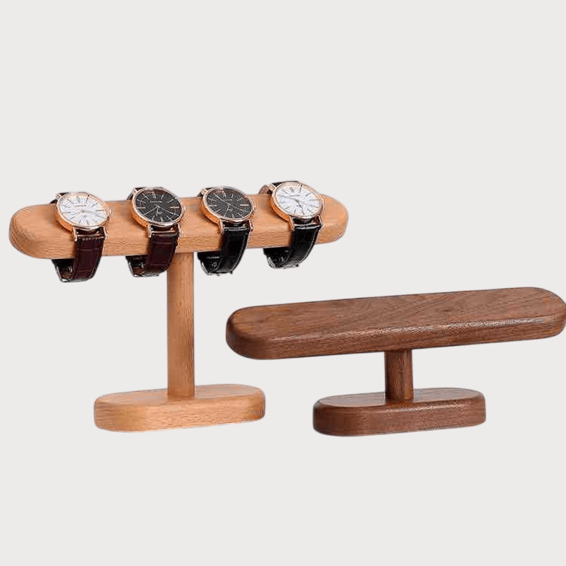 Support d’exposition en bois pour montre et bijoux – Marc Tissier